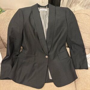 Calvin Klein Charcoal Gray Blazer